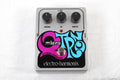 Electro-Harmonix Micro Q-Tron envelope filter pedal — silver enclosure, top view
