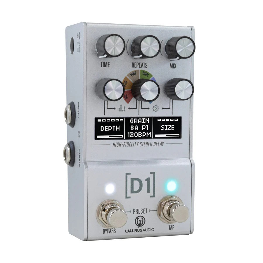 New Walrus Audio MAKO Series MKII D1 High-Fidelity Delay Guitar Effects Pedal