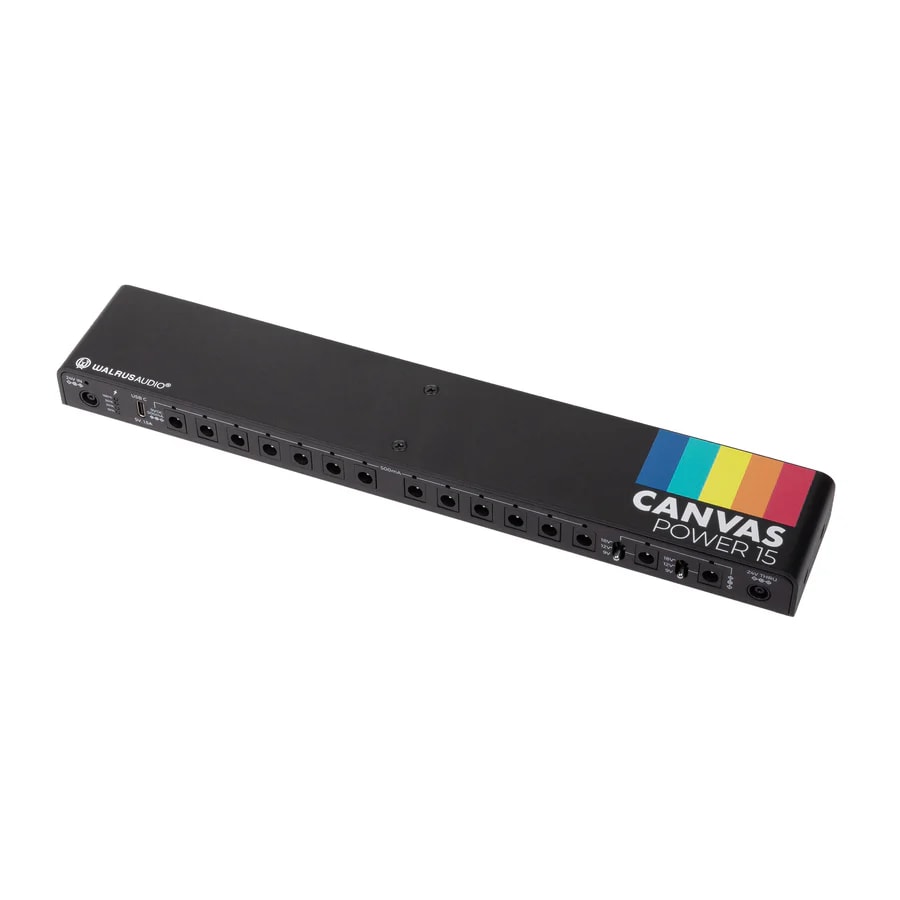 Walrus Audio Canvas Power 15 LINK - USB-C port for charging devices while playing