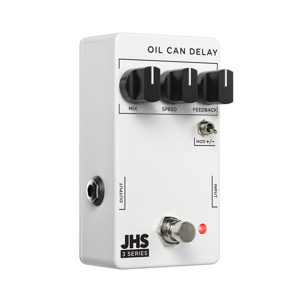 JHS 3 Series Oil Can Delay pedal — packaging and box view