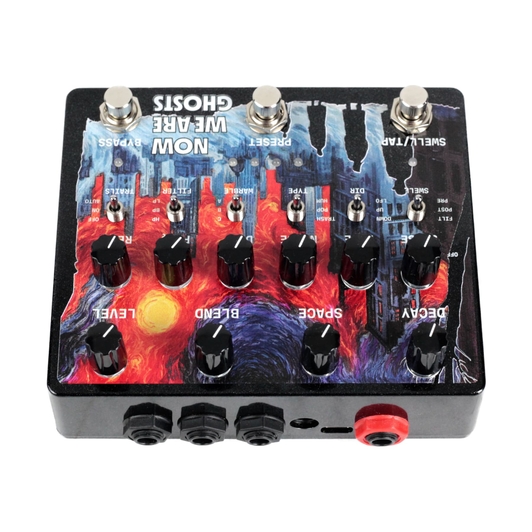 Alexander Now We Are Ghosts reverb pedal — jacks