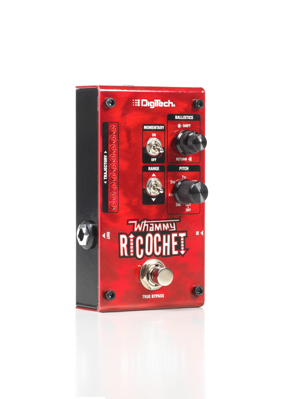 DigiTech Whammy Ricochet pitch shift pedal — footswitch detail
