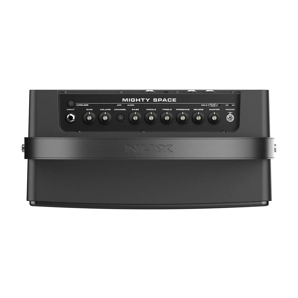 NuX Mighty Space modeling amp, input and output ports