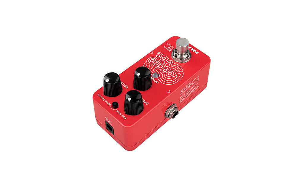 NUX NCH-3 Voodoo Vibe pedal — side input and output jacks