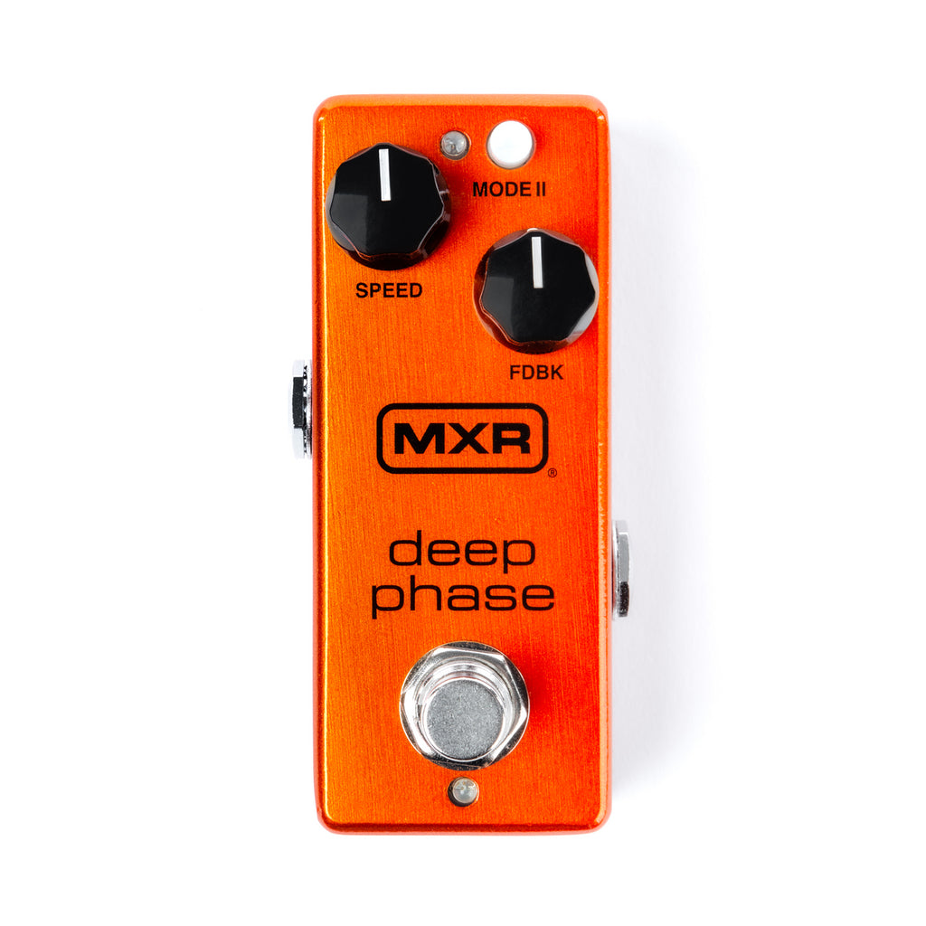 MXR M279 Deep Phase phaser pedal — top view of Speed and FDBK knobs