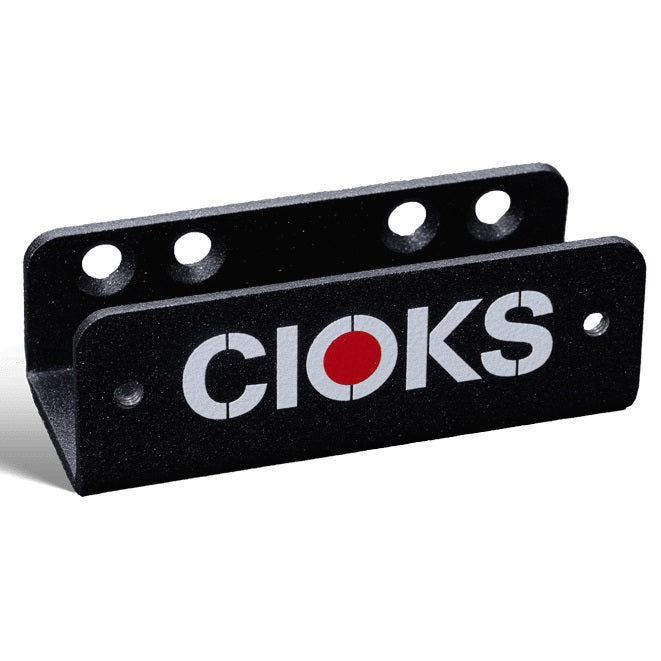 CIOKS GRIP V2 black pedalboard mounting bracket — alternate view