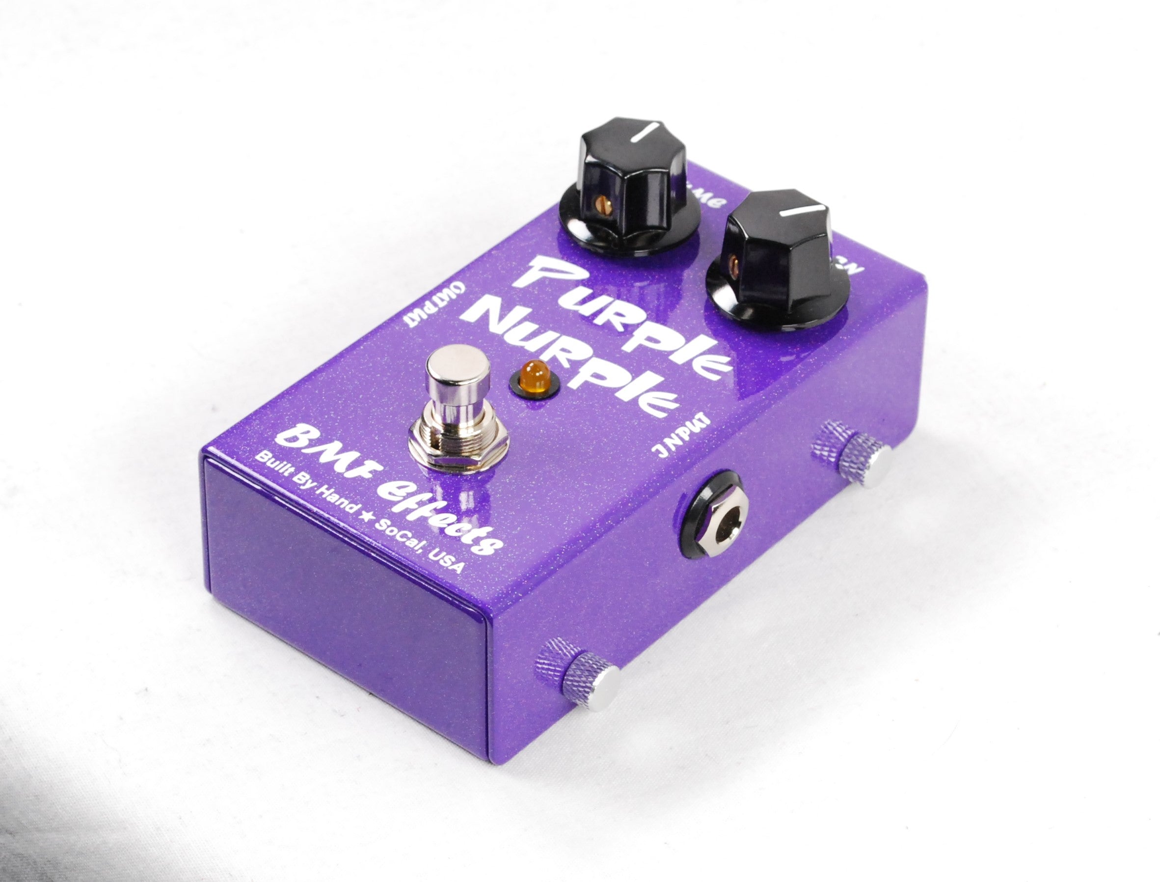 BMF Effects Purple Nurple overdrive pedal — detail view