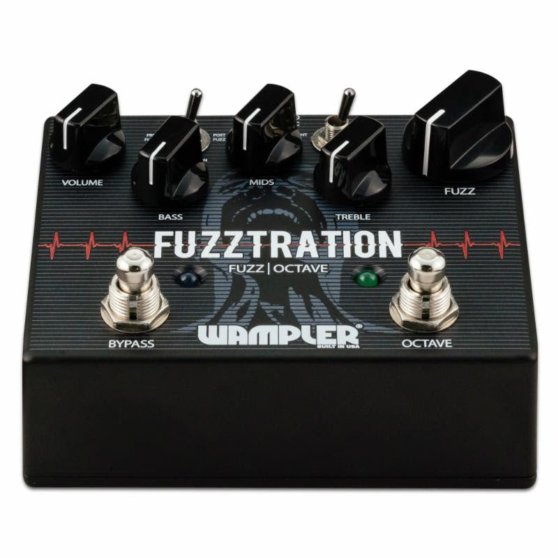 Wampler Fuzztration fuzz and octave pedal — rear input jacks