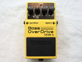 Boss ODB-3 Bass OverDrive guitar pedal — yellow enclosure top view