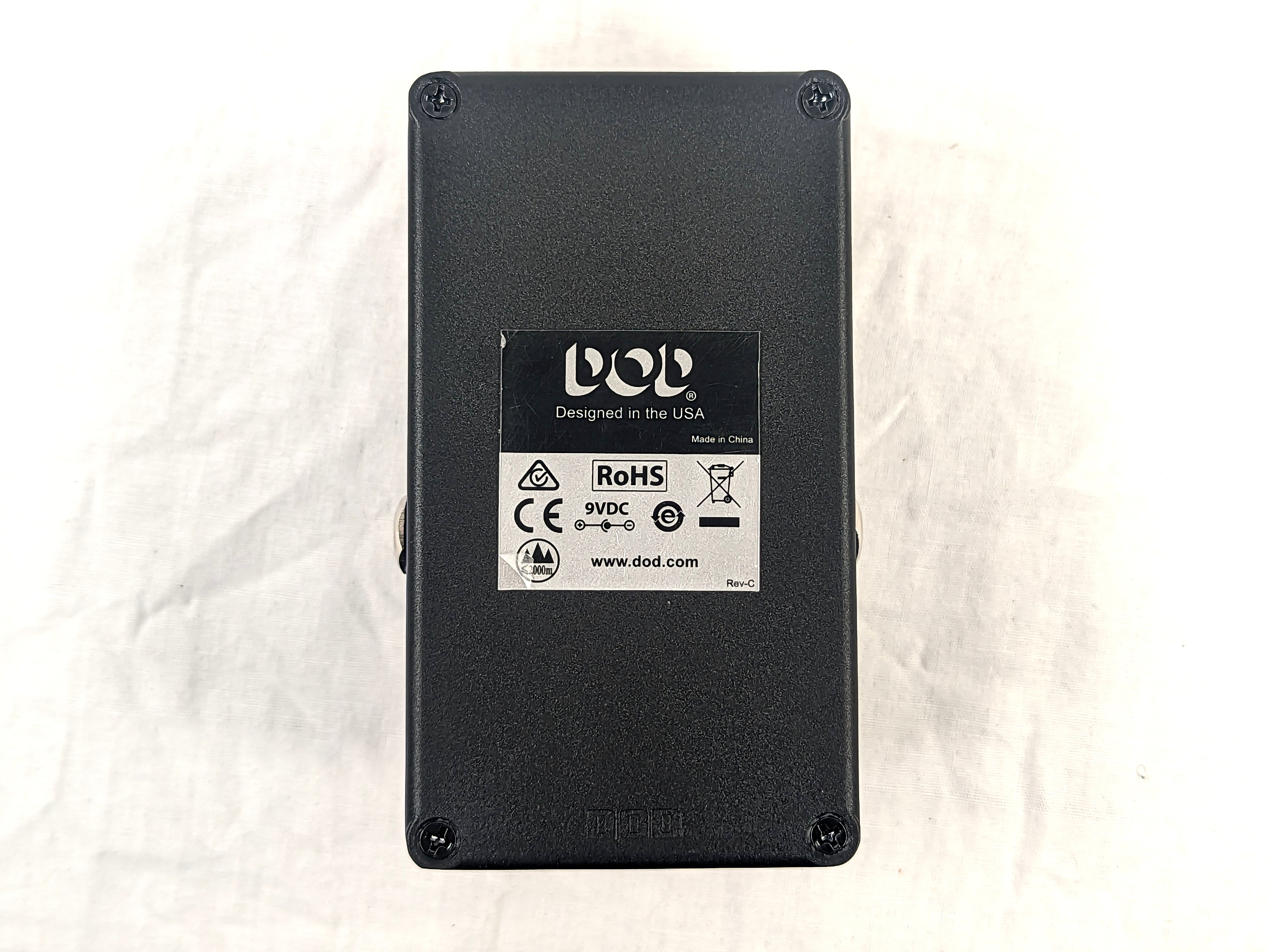 Used DOD Gonkulator ring modulator pedal — angle view