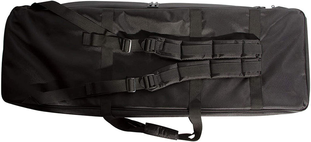 On-Stage KBA4061 keyboard gig bag — side accessory pocket detail
