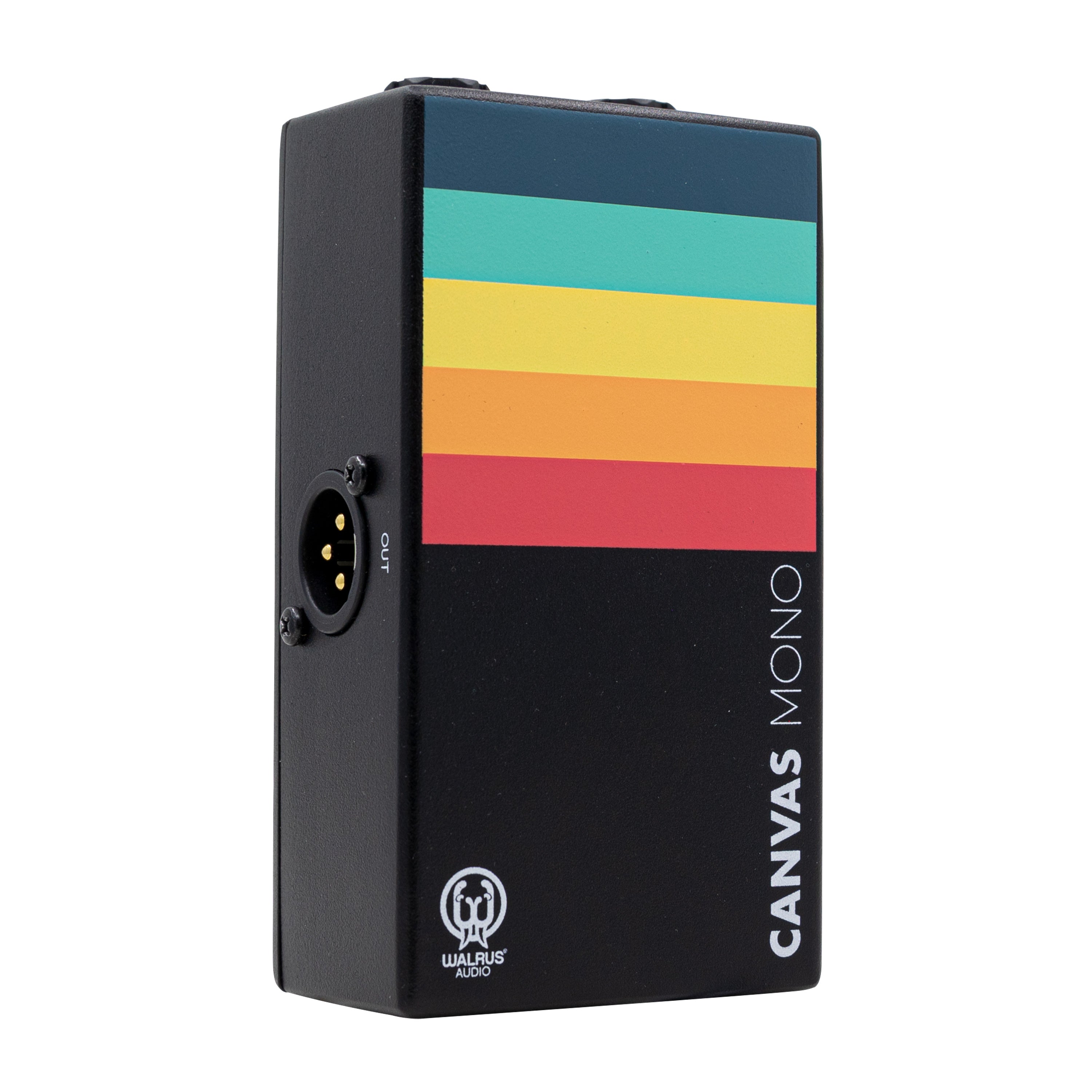 Walrus Audio Canvas Mono DI box — input and output jacks view