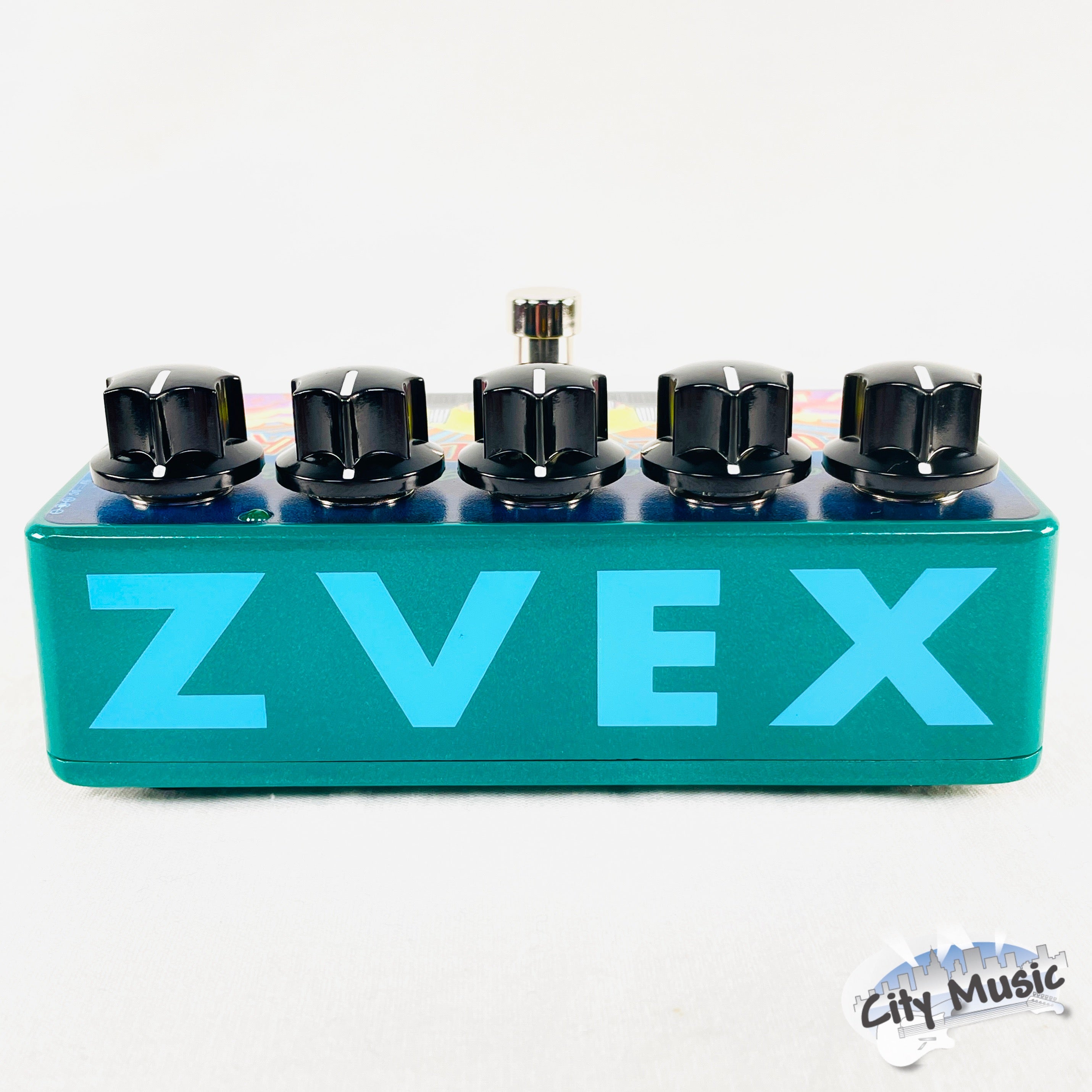 Used ZVEX Vexter Fuzz Factory Guitar Pedal — packaging