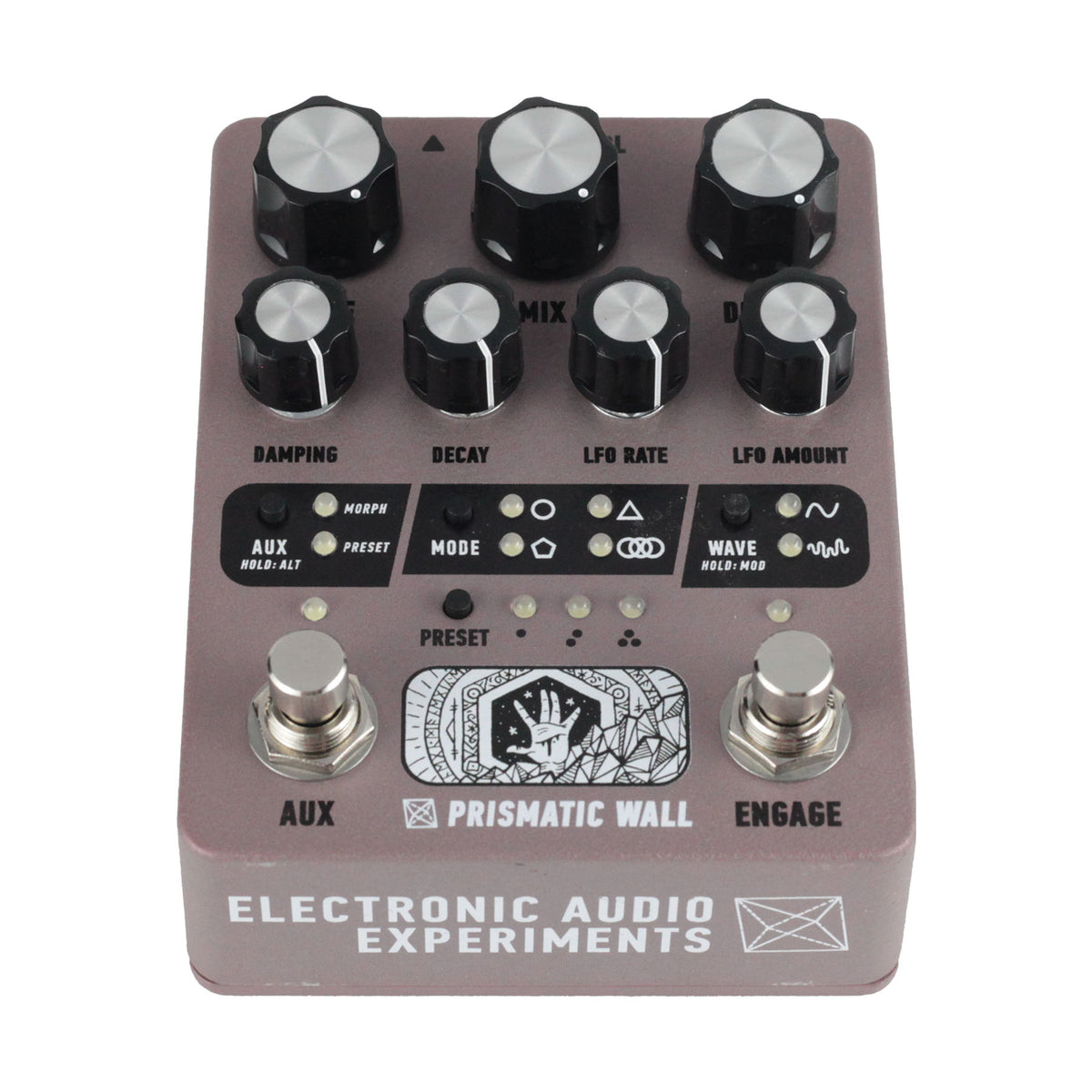 New Electronic Audio Experiments Prismatic Wall V1.1 Resonator Guitar Effects Pedal