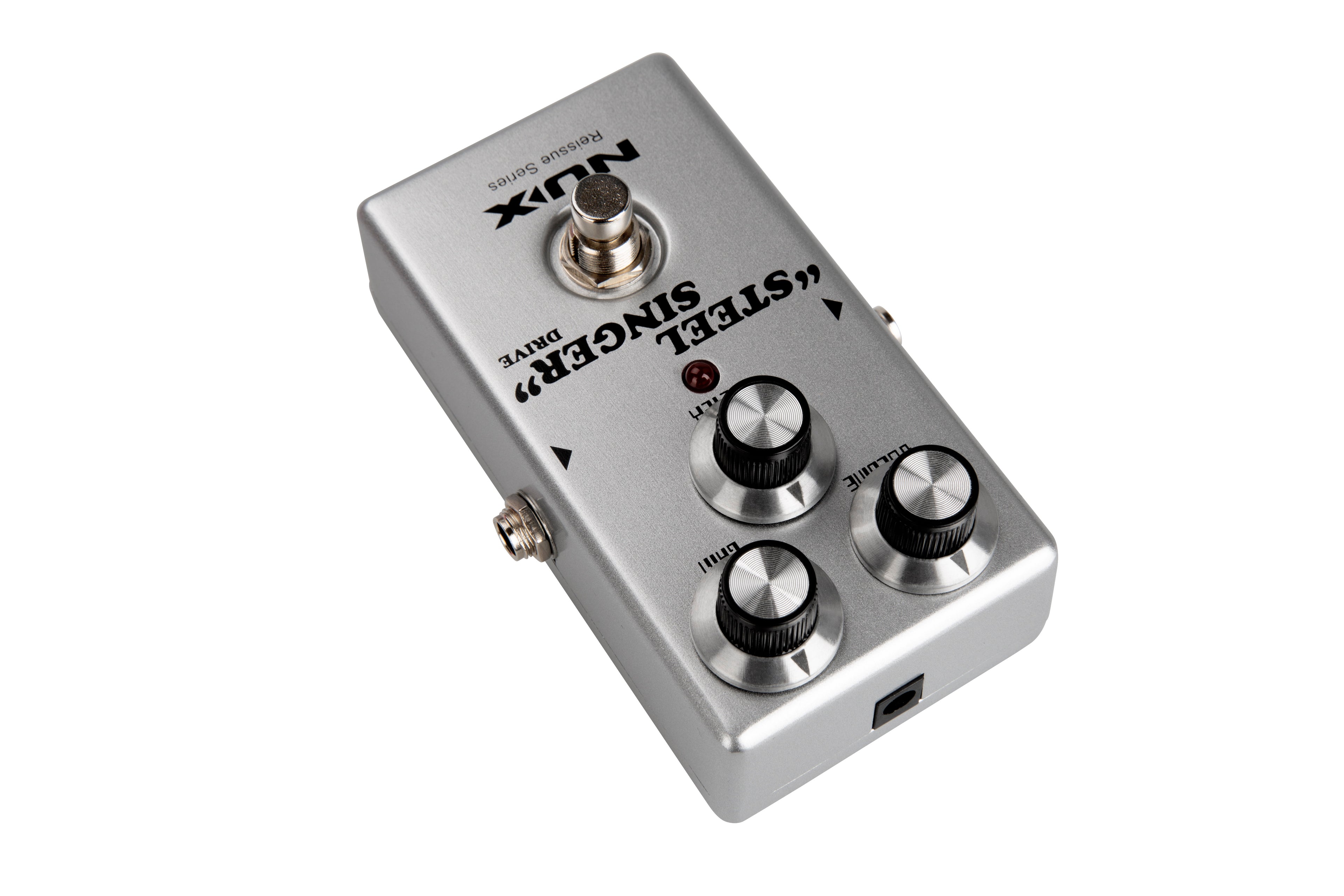NUX Steel Singer Drive overdrive pedal — rear panel