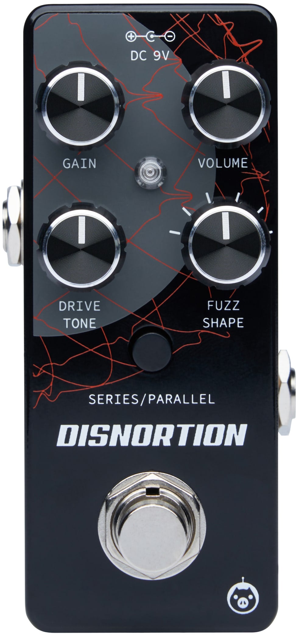 Pigtronix Disnortion overdrive/fuzz — Gain, Volume, Drive Tone and Fuzz Shape knobs