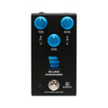 Keeley Blues Disorder overdrive distortion pedal — black enclosure front with blue knobs