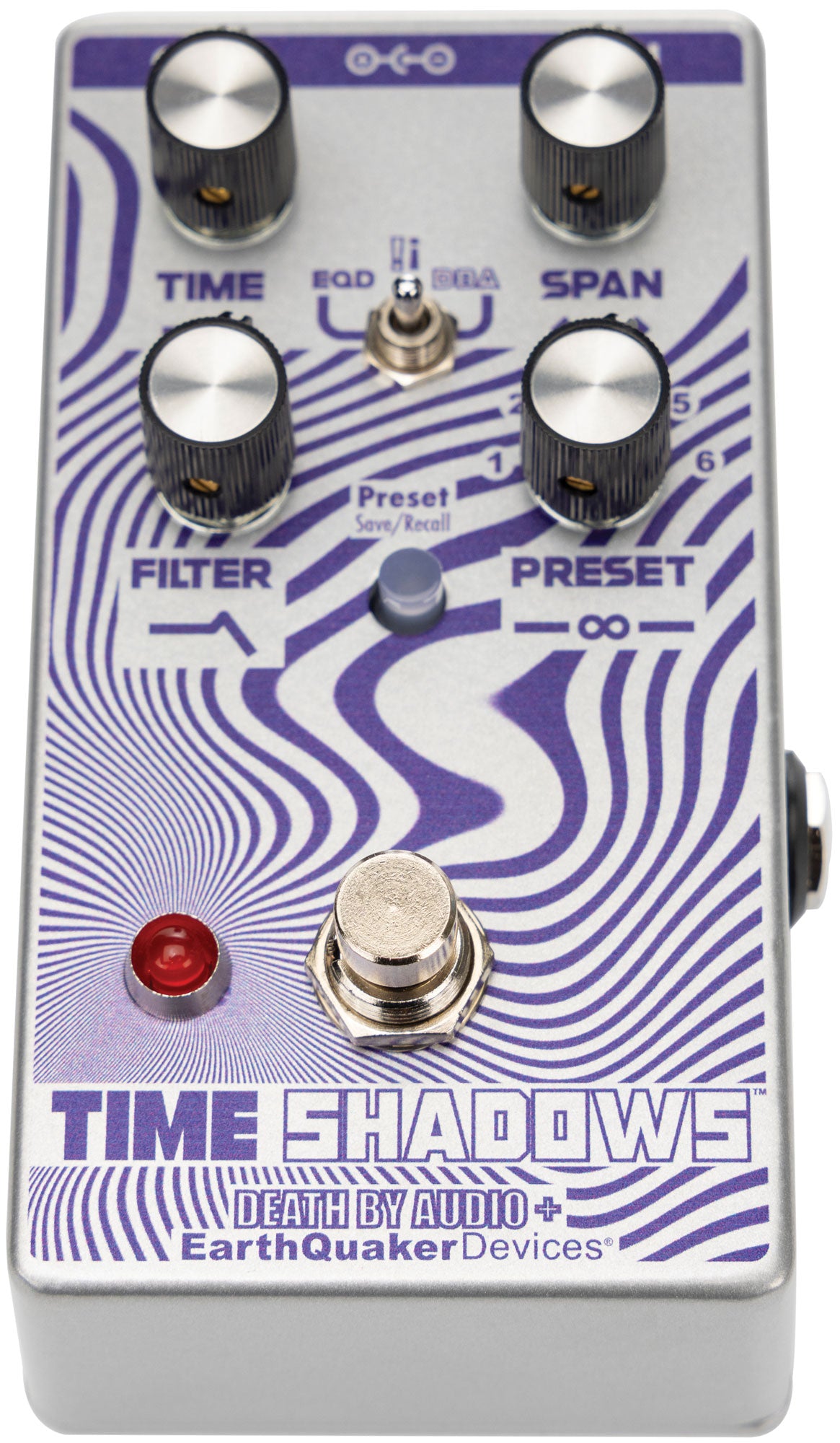 EarthQuaker Devices Time Shadows V2 delay pedal - angled view