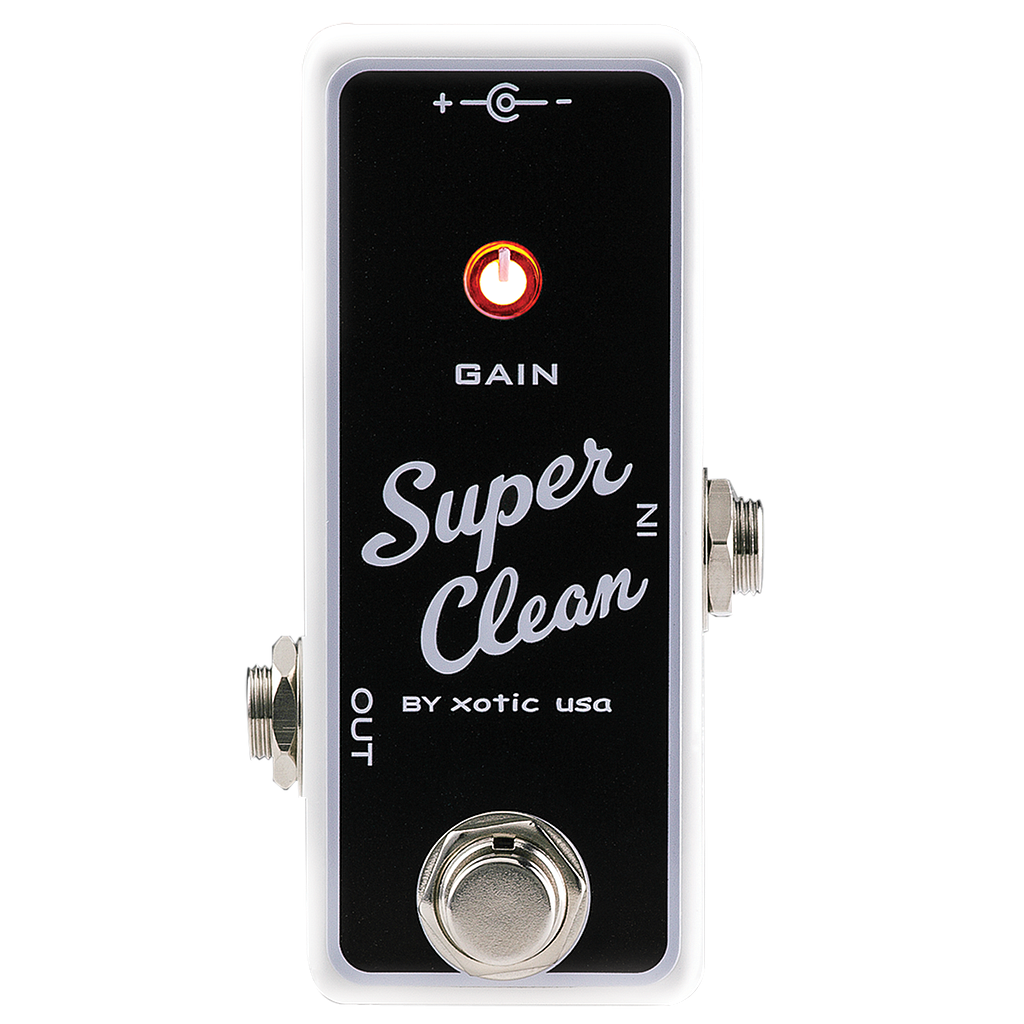 Xotic Super Clean Buffer SCB - front panel view