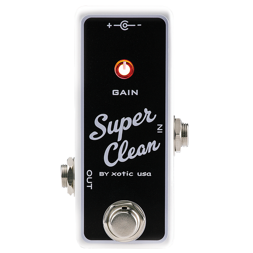 Xotic Super Clean Buffer SCB - front panel view