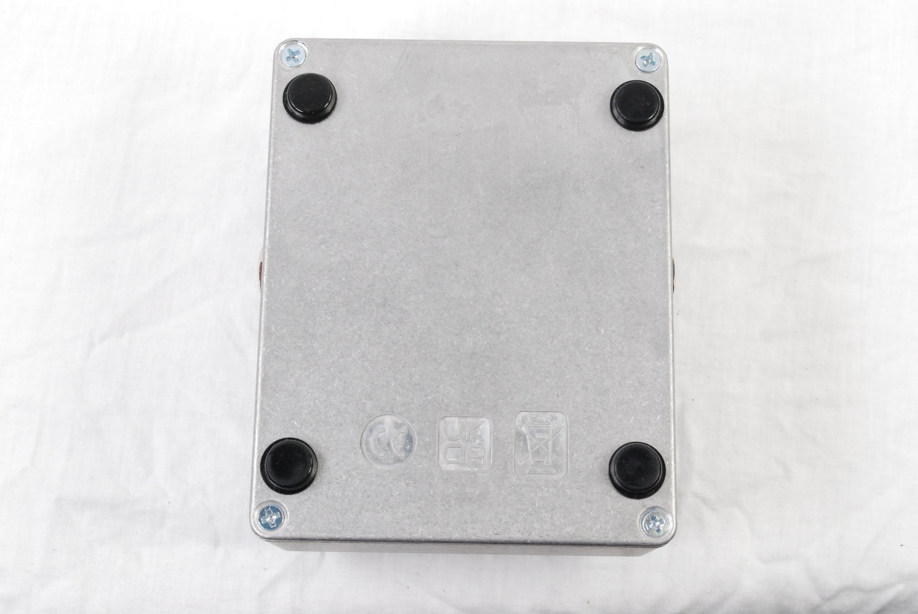Electro-Harmonix Micro Q-Tron envelope filter pedal — side view with jacks