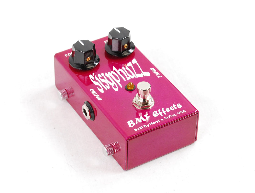 BMF Effects Sisyphuzz silicon fuzz pedal — side view
