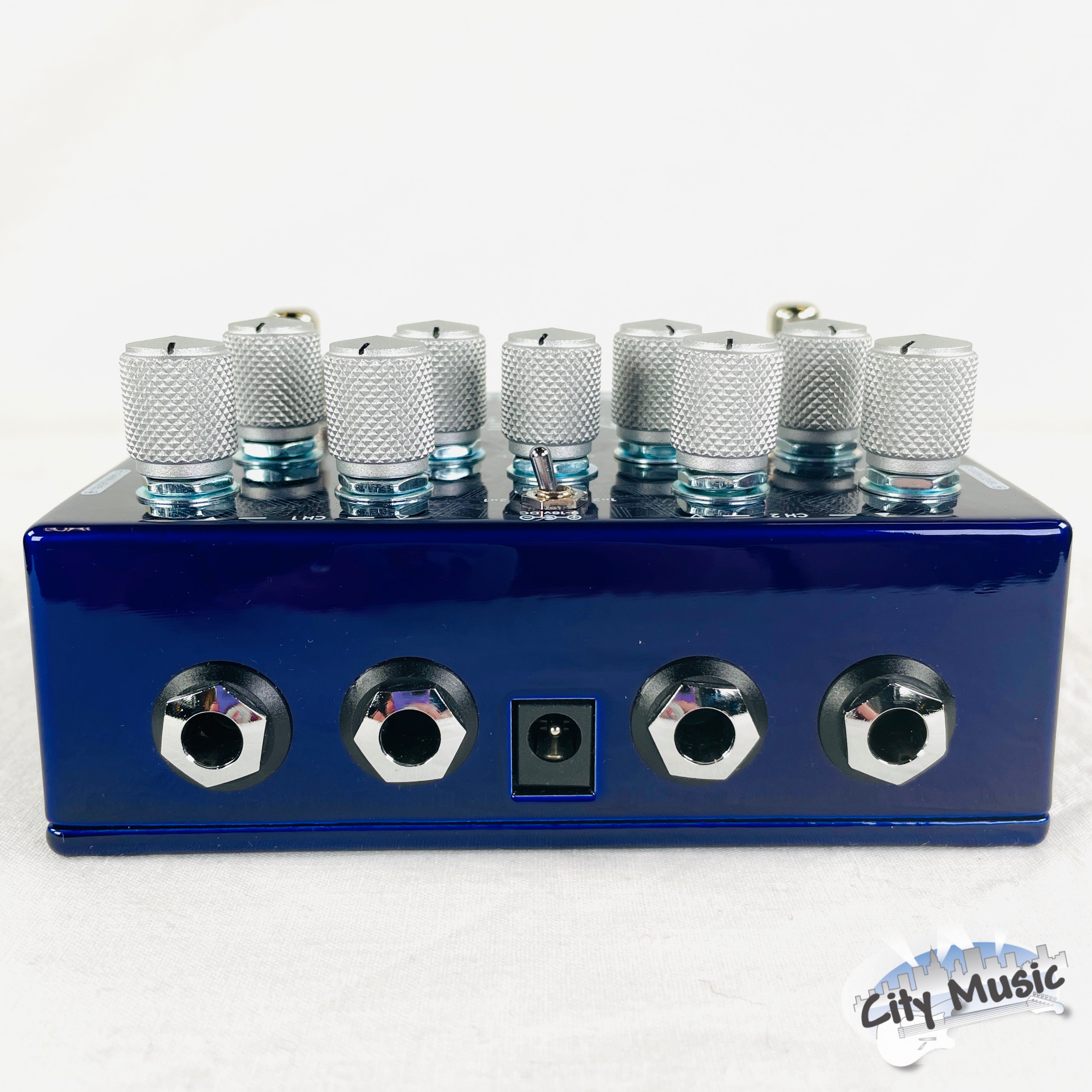 Wampler Dual Pantheon Deluxe overdrive pedal — used condition detail
