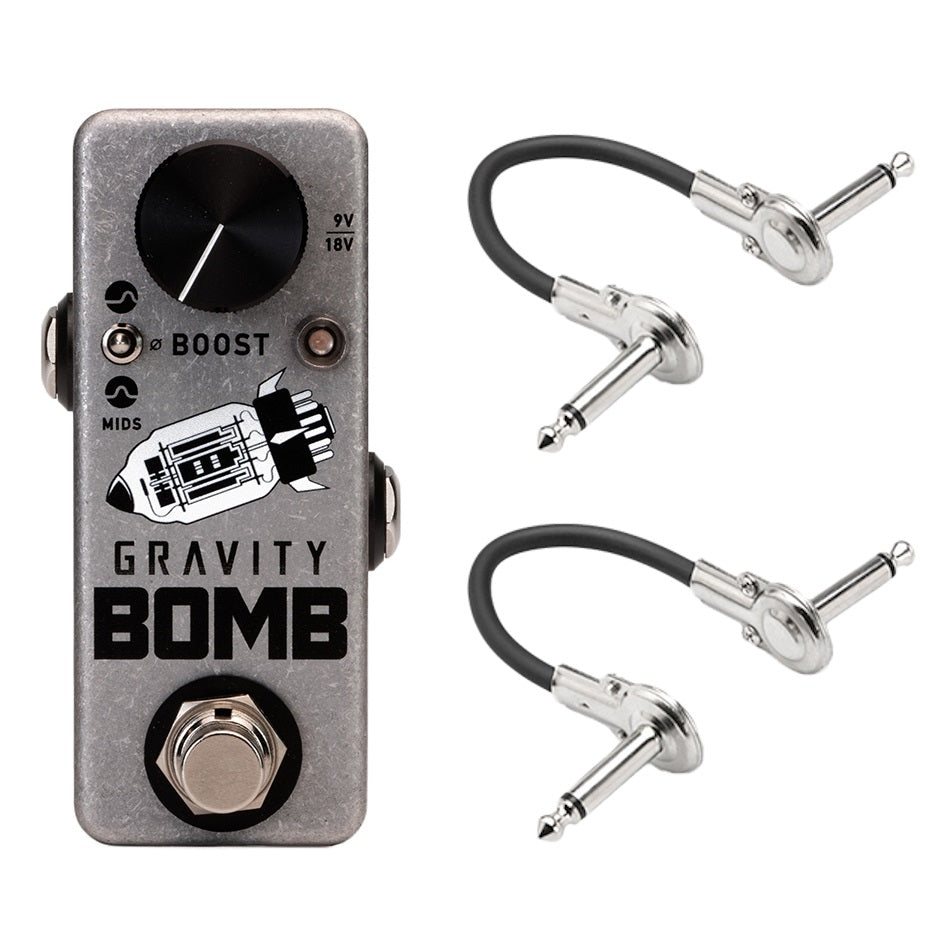 New Coppersound Gravity Bomb V2 Clean Boost & Mids Enhancer Guitar Effects Pedal