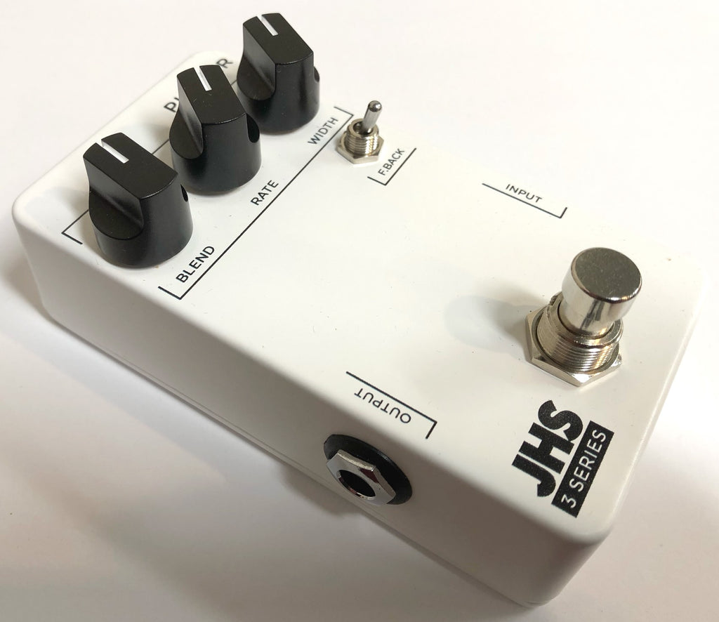 JHS 3 Series Phaser pedal — side jacks