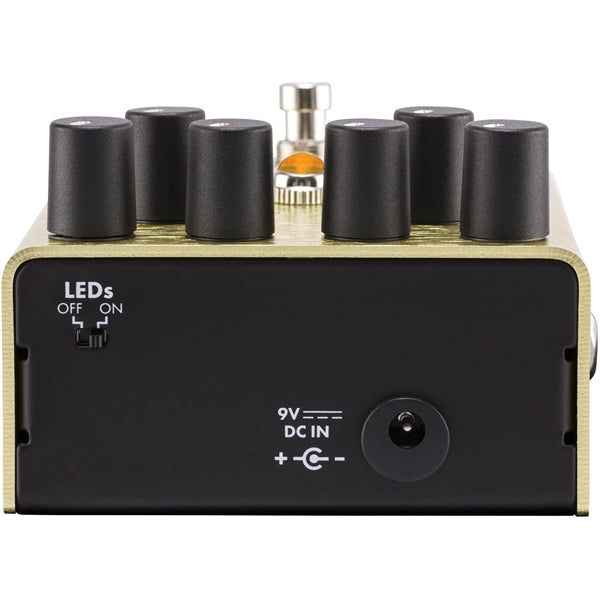 Fender Pugilist Distortion pedal — included patch and guitar cables
