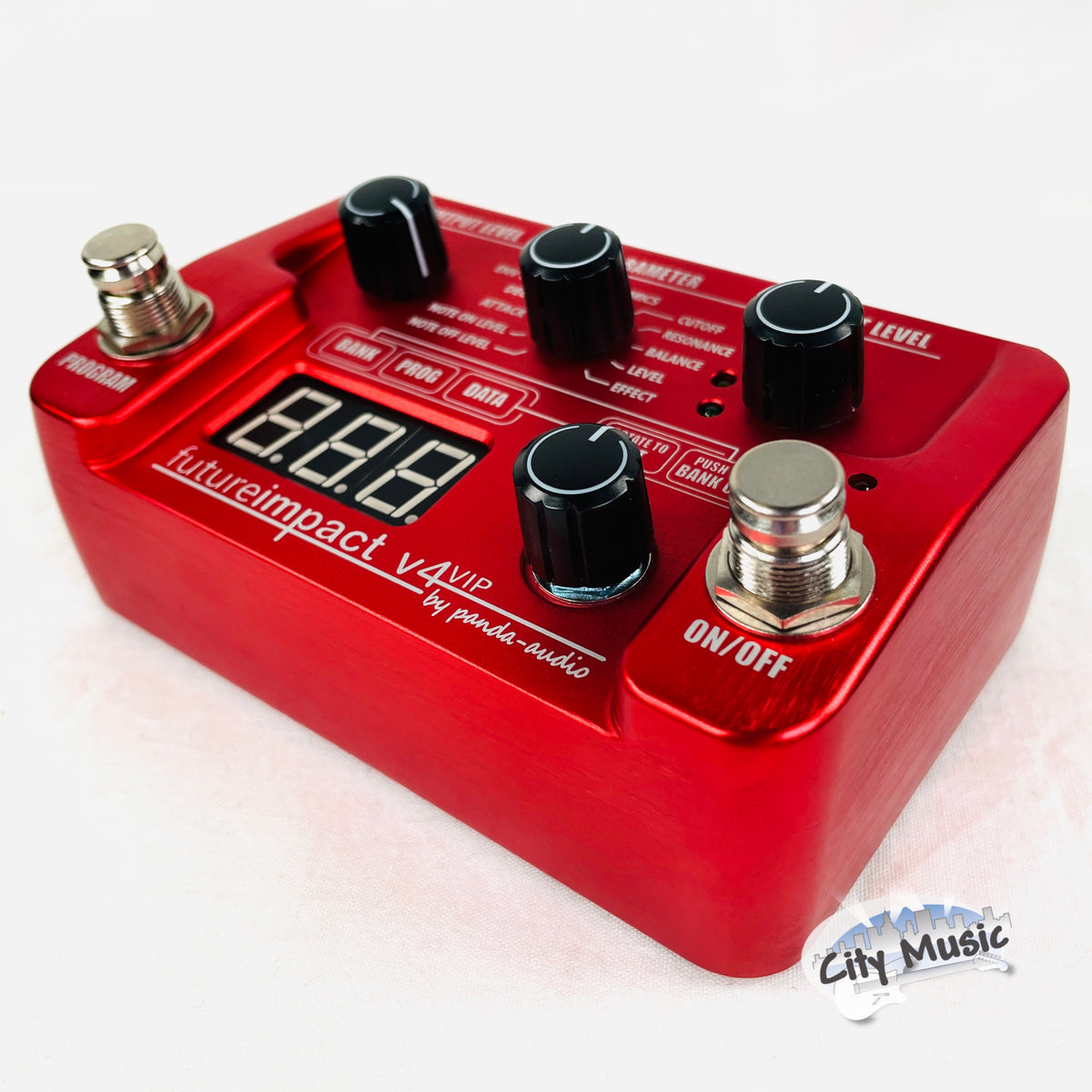 Used Panda Audio Future Impact V4 VIP Bass Guitar Synthesizer Effects Pedal