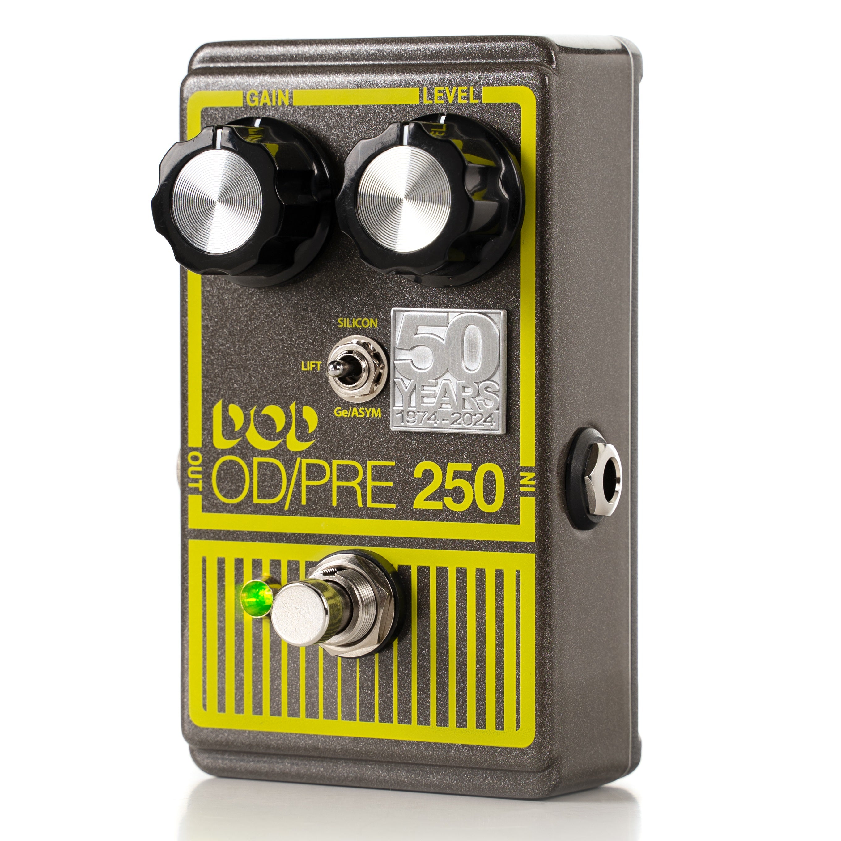 DOD Overdrive Preamp 250 50th Anniversary - grey, detail view