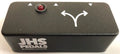 JHS Buffered Splitter guitar pedal — black enclosure top view
