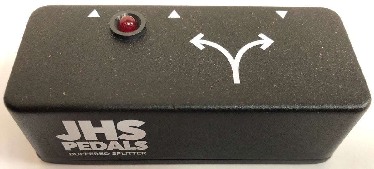 JHS Buffered Splitter pedal — angled view
