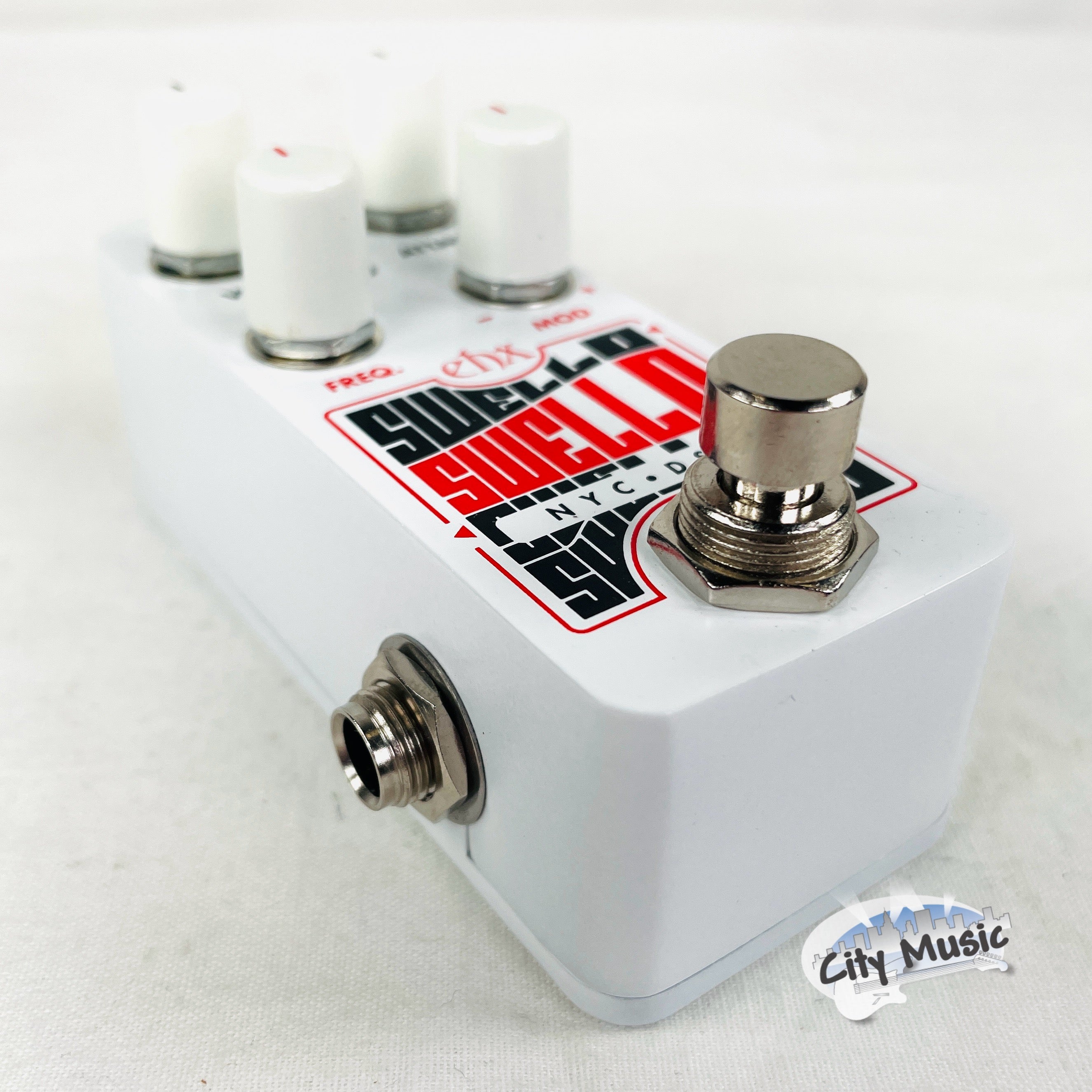Electro-Harmonix Pico Swello attack envelope pedal — control knobs detail