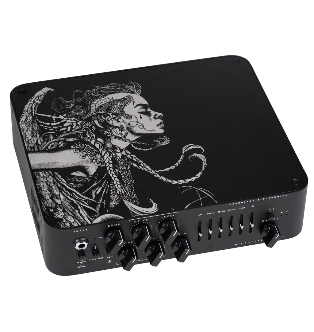 Darkglass Microtubes 900v2 Euryale Limited Edition bass amp head - front control panel