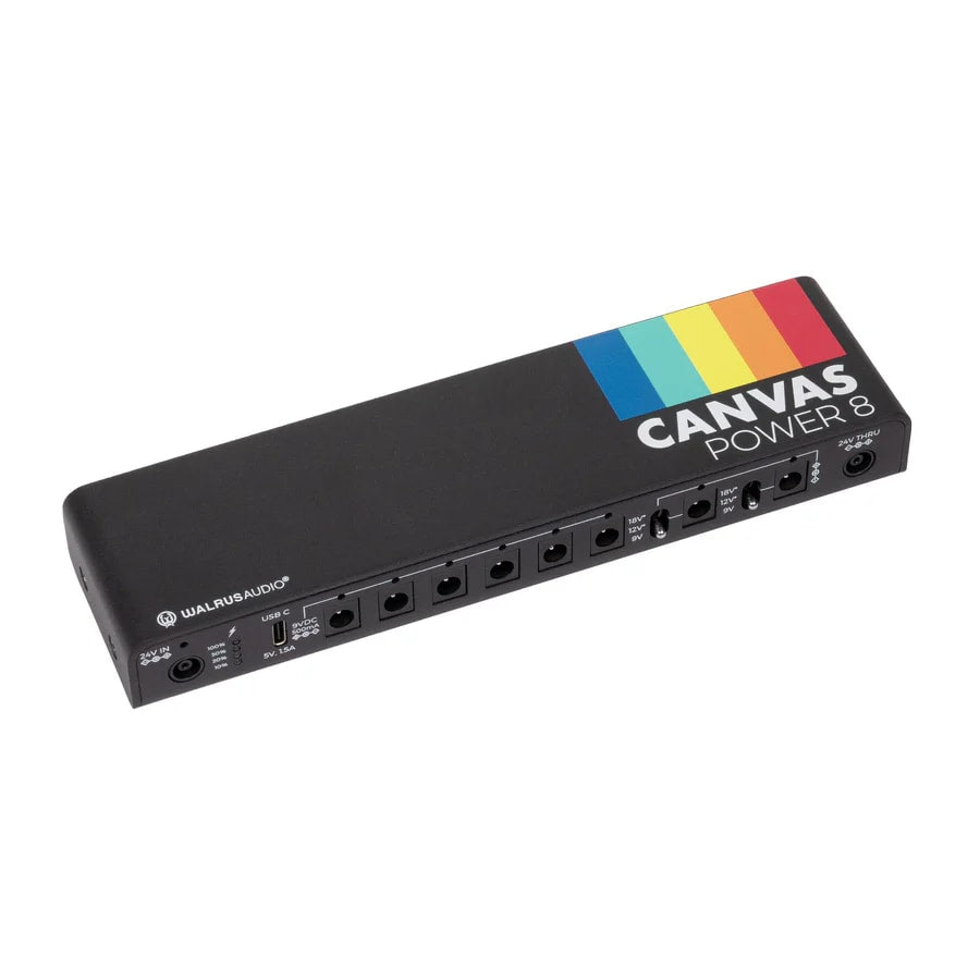 Walrus Audio Canvas Power 8 DC — LED power meter and individual output indicators