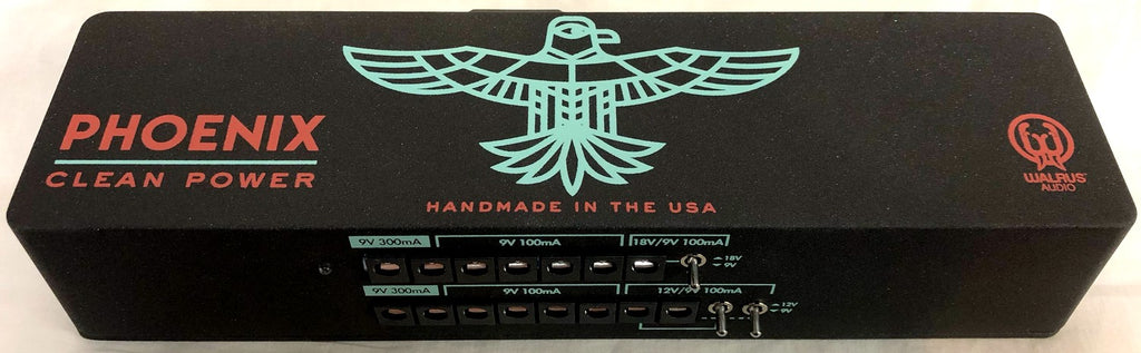Used Walrus Audio Phoenix V2 power supply — voltage toggle switches