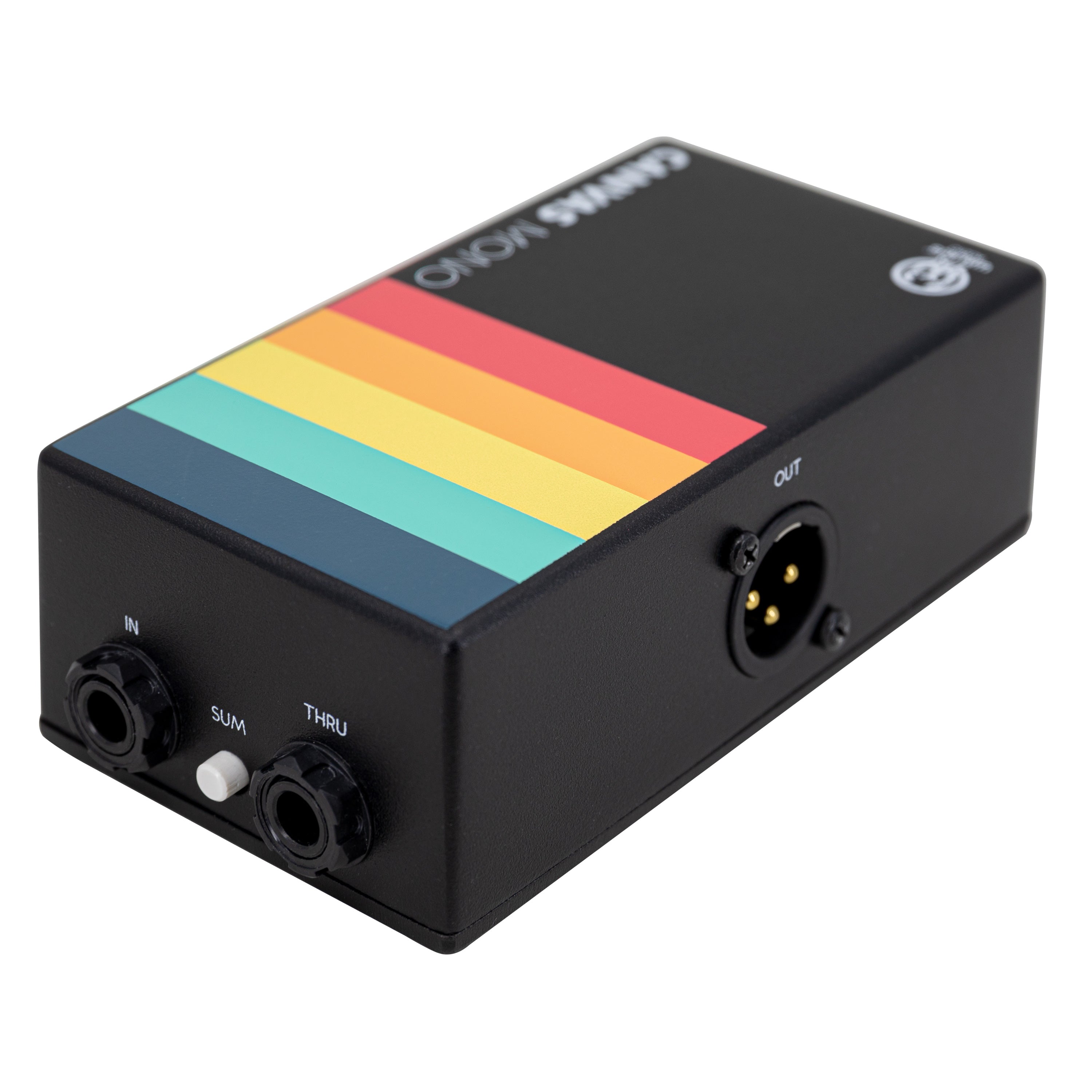 Walrus Audio Canvas Mono DI box — angled side profile
