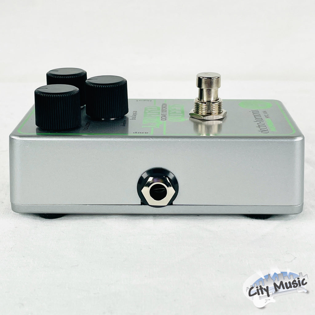 EHX JHS Lizard Queen octave fuzz pedal — underside view