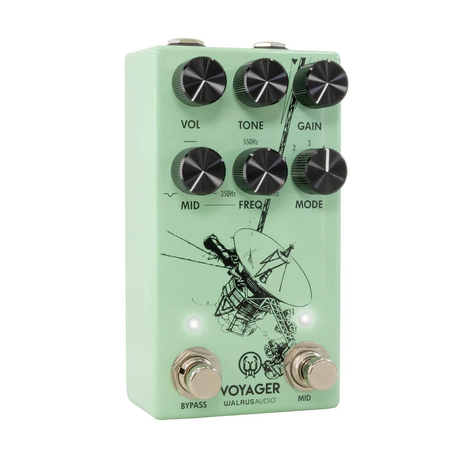 New Walrus Audio Voyager MKII Preamp Overdrive Guitar Effects Pedal Seafoam