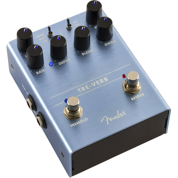 New Fender Tre-Verb Digital Reverb Tremolo Guitar Effects Pedal