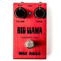 Way Huge WM23 Red Llama Overdrive MkIII Smalls pedal — red enclosure, top view