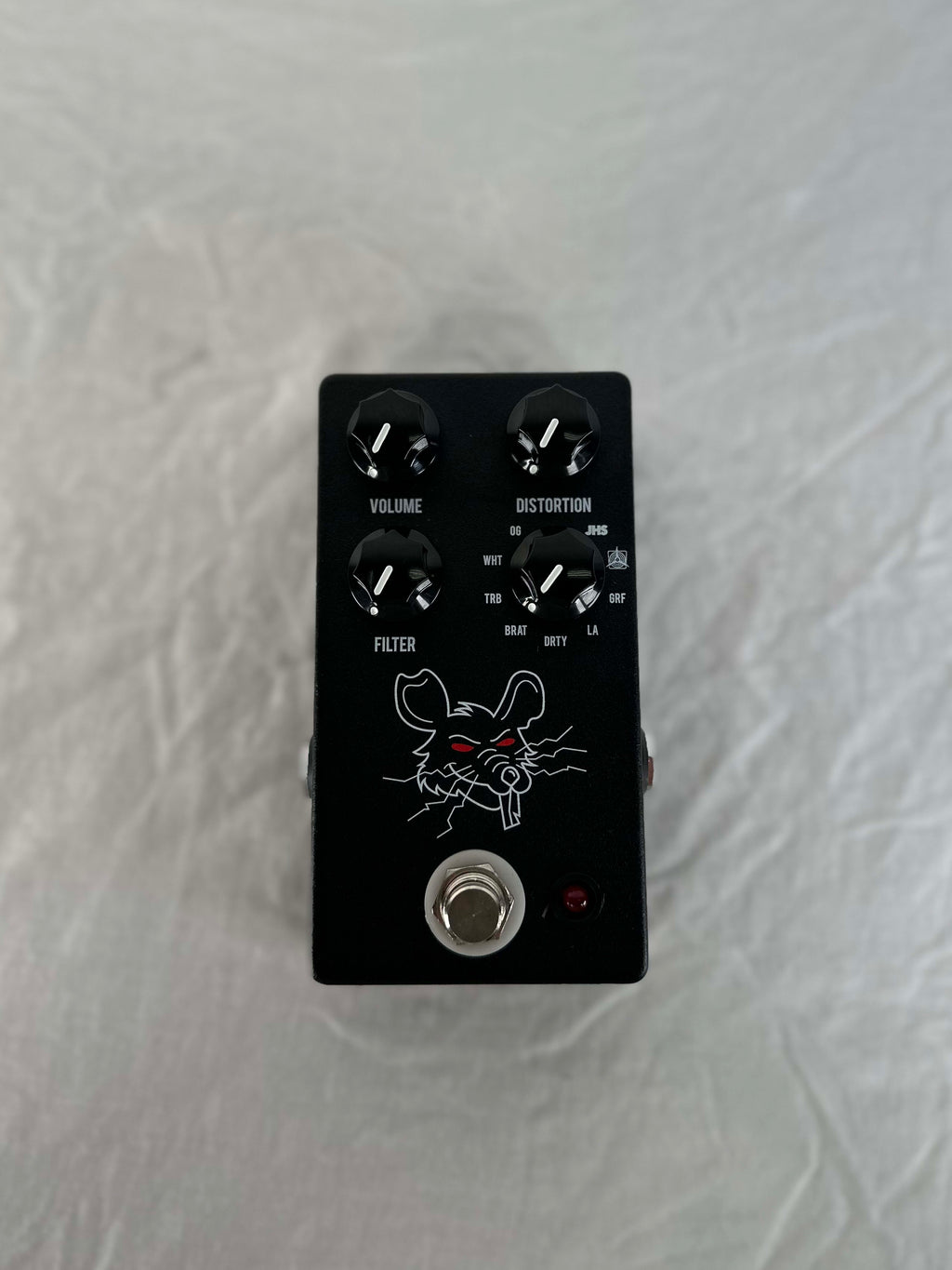 Used JHS PackRat distortion pedal - mode knob detail