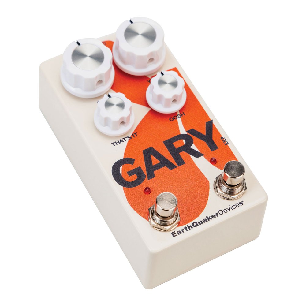 EarthQuaker Gary fuzz and overdrive pedal — side view