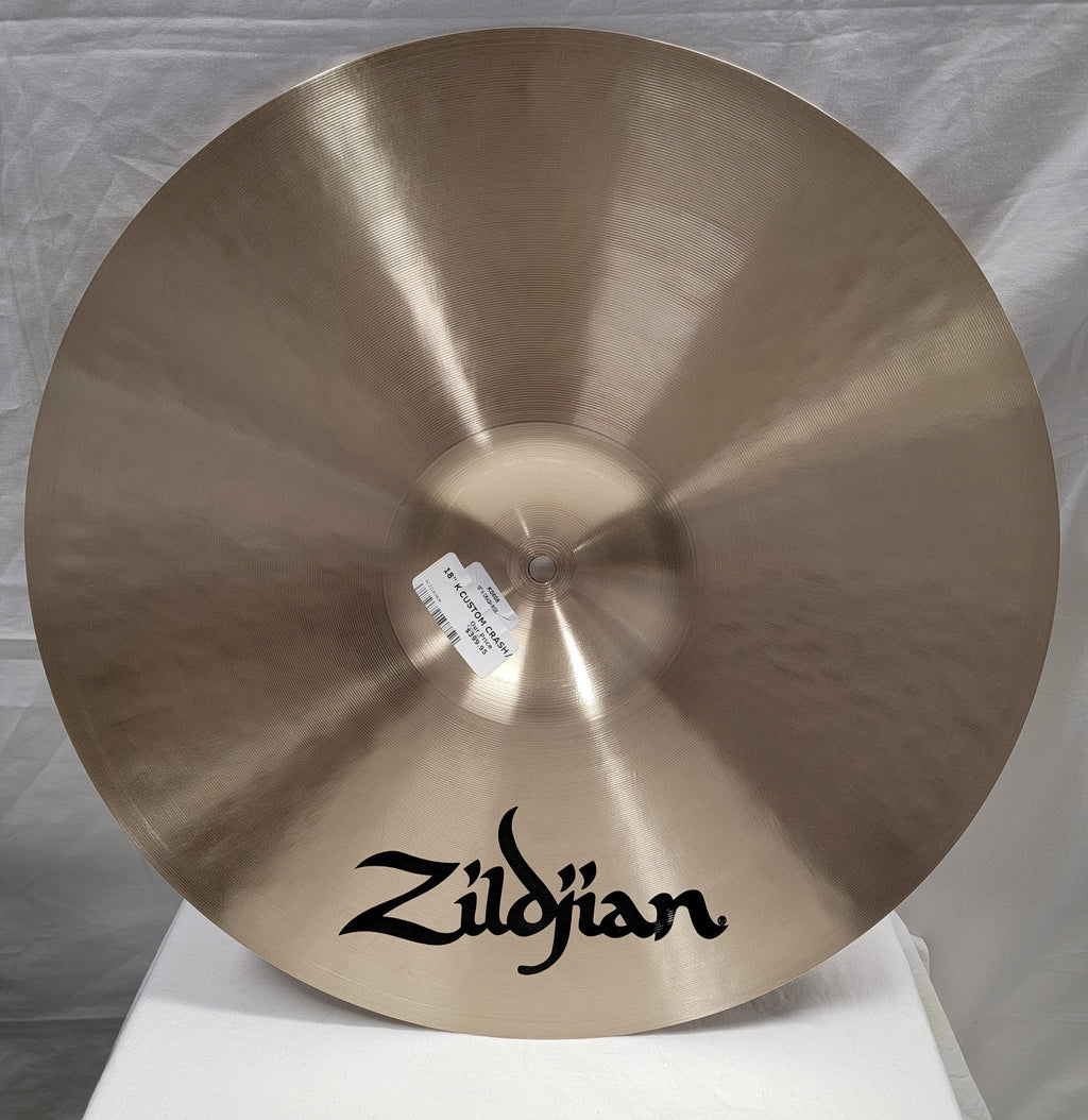 Zildjian K Crash Ride K0808 - edge view showing profile