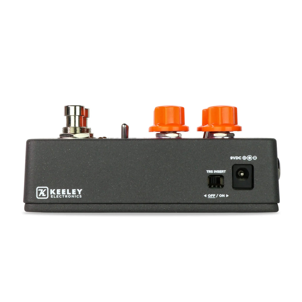 Keeley DCR Drive Chorus Rotary guitar pedal — detail view