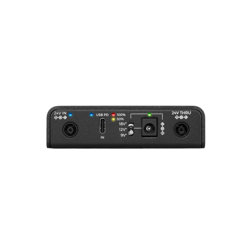 Walrus Audio Canvas Power USB power supply — LED power meter