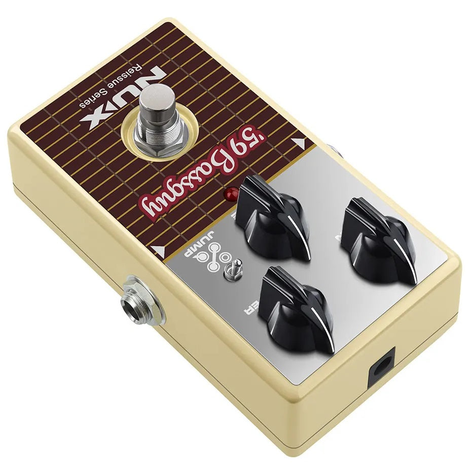 NUX '59 Bassguy preamp pedal — Reissue Series branding
