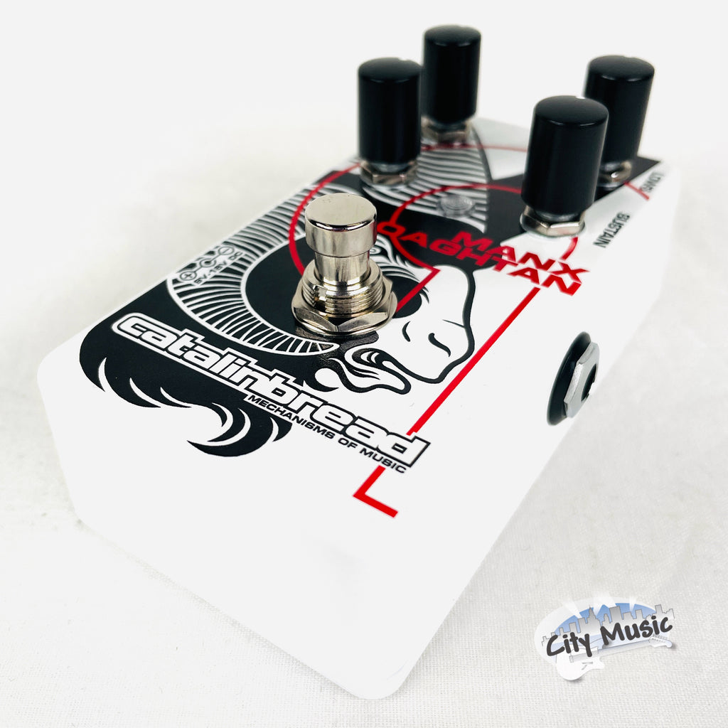 Catalinbread Manx Loaghtan fuzz pedal - left side jack